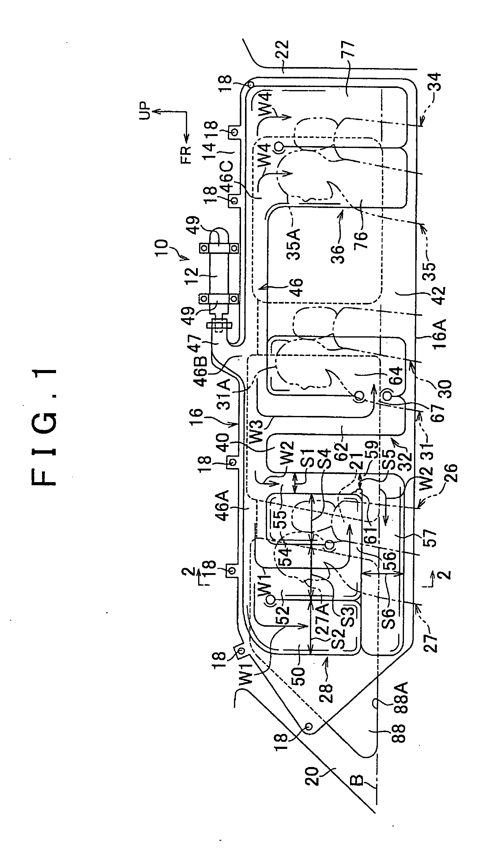 Head protecting airbag system