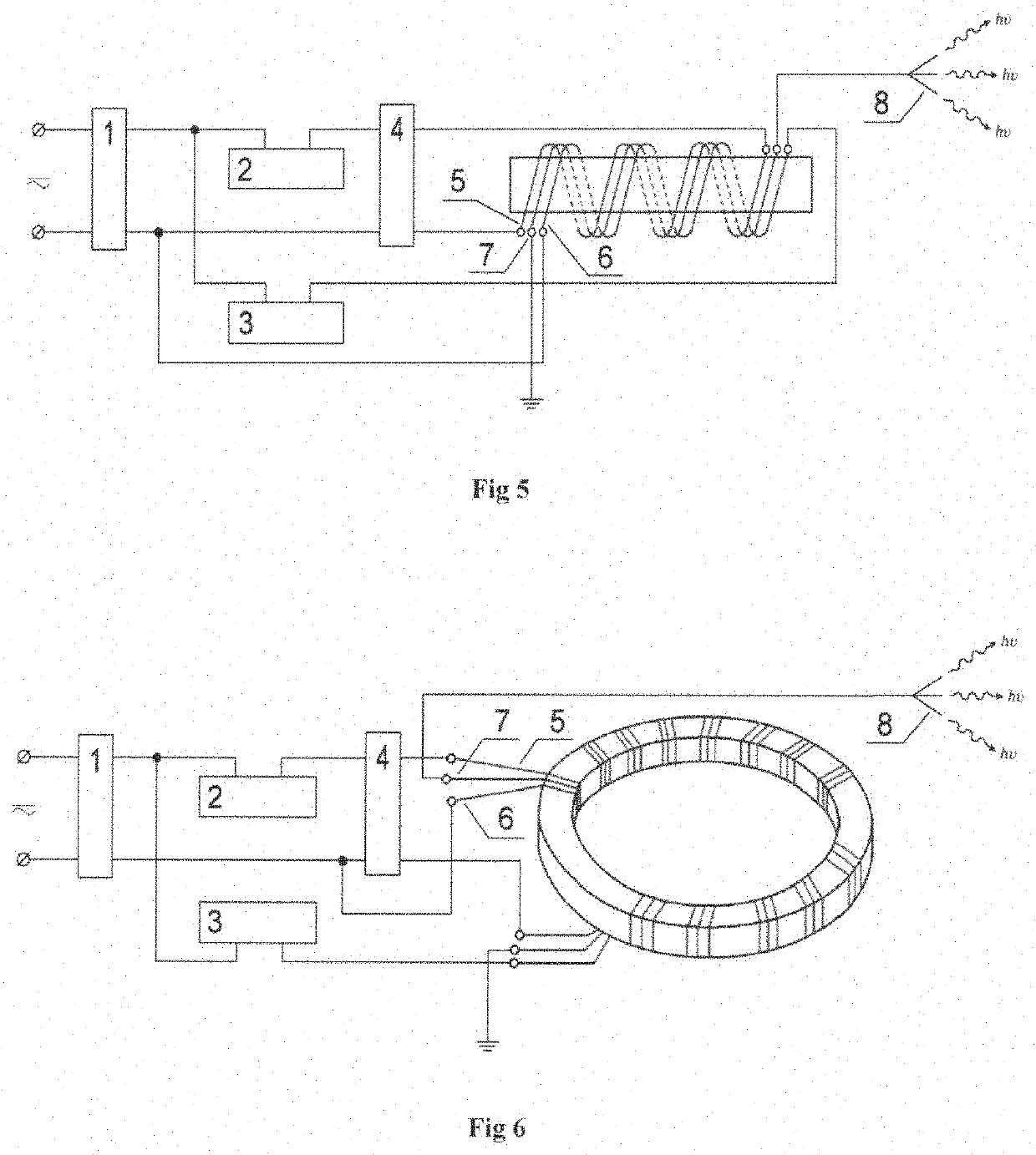 Electromagnetic radiation of nanometer range generating device