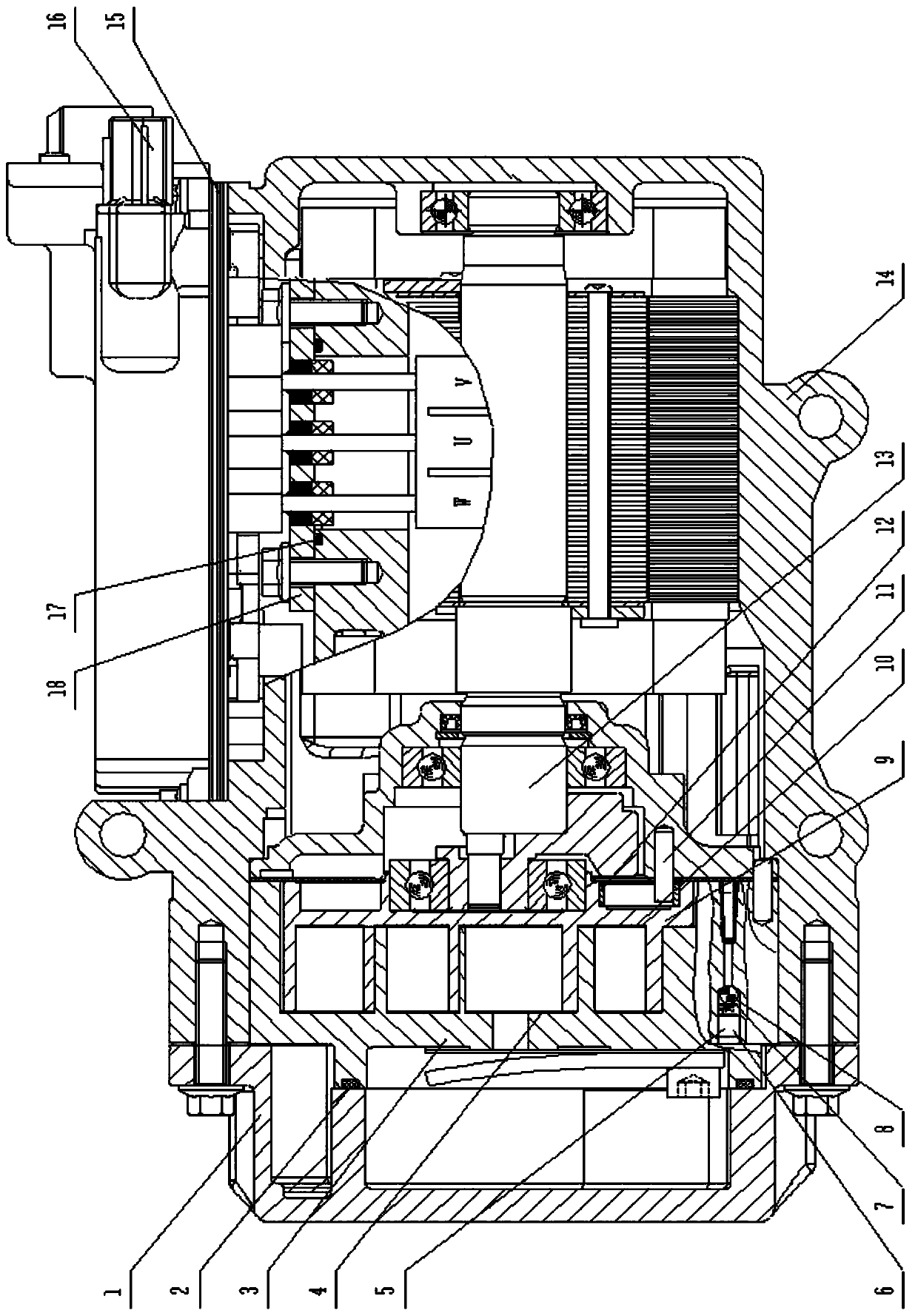 Improved electric compressor for new energy automobile