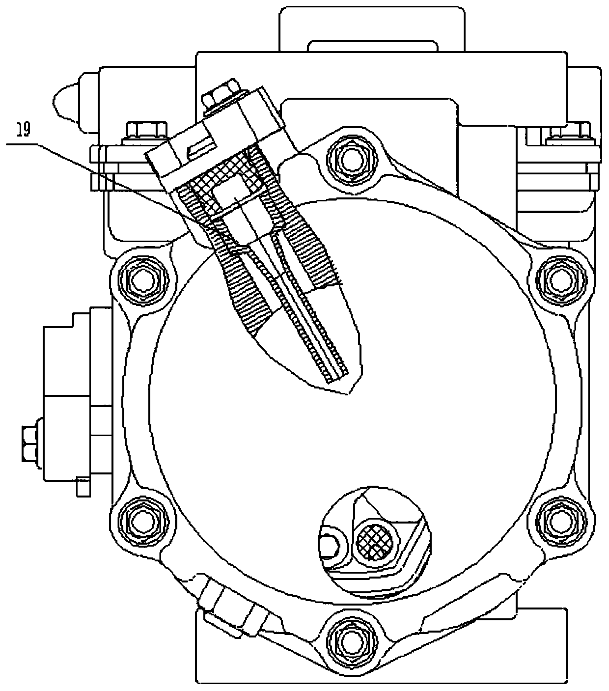 Improved electric compressor for new energy automobile