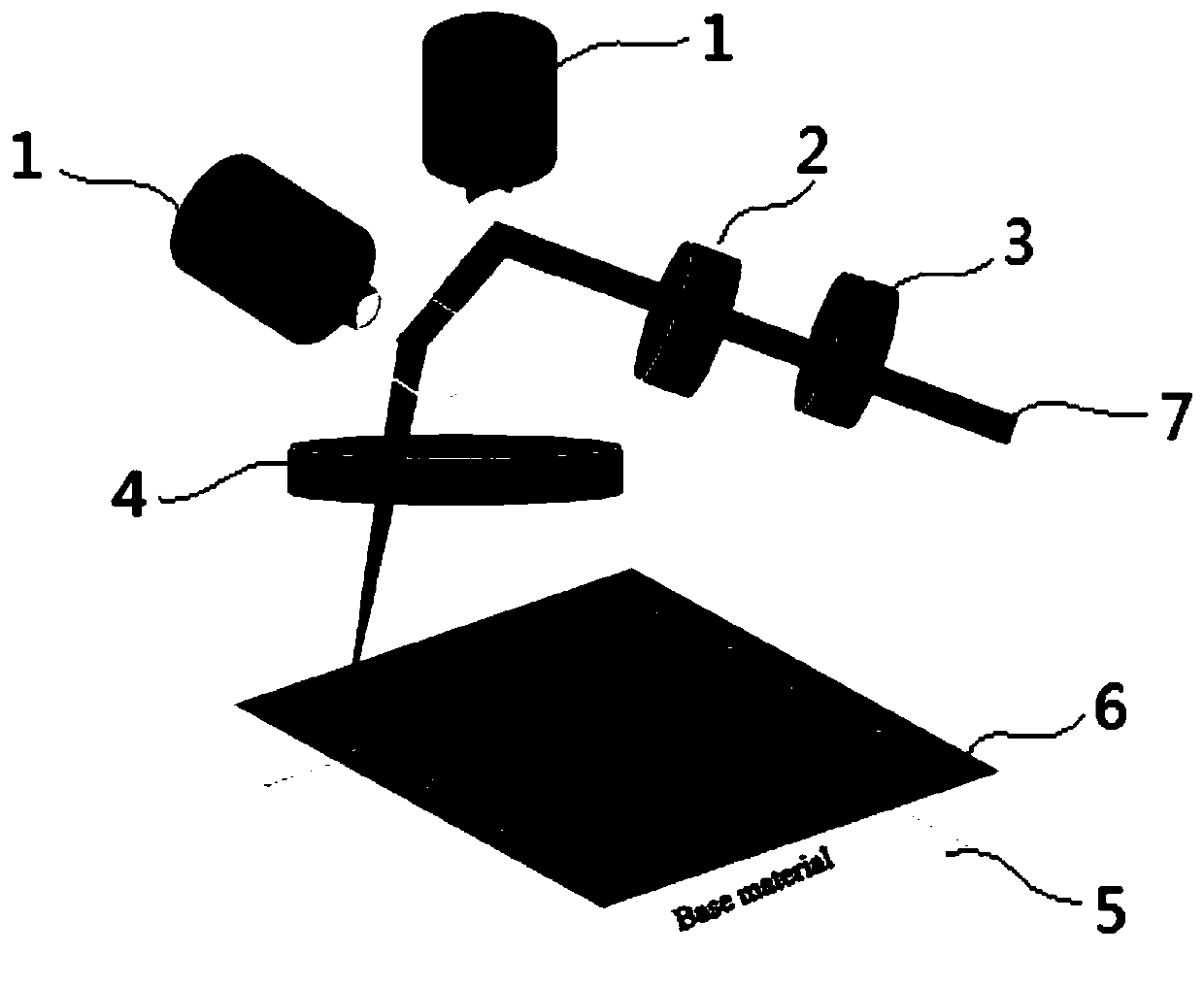 Two-dimensional laser spiral cleaning method