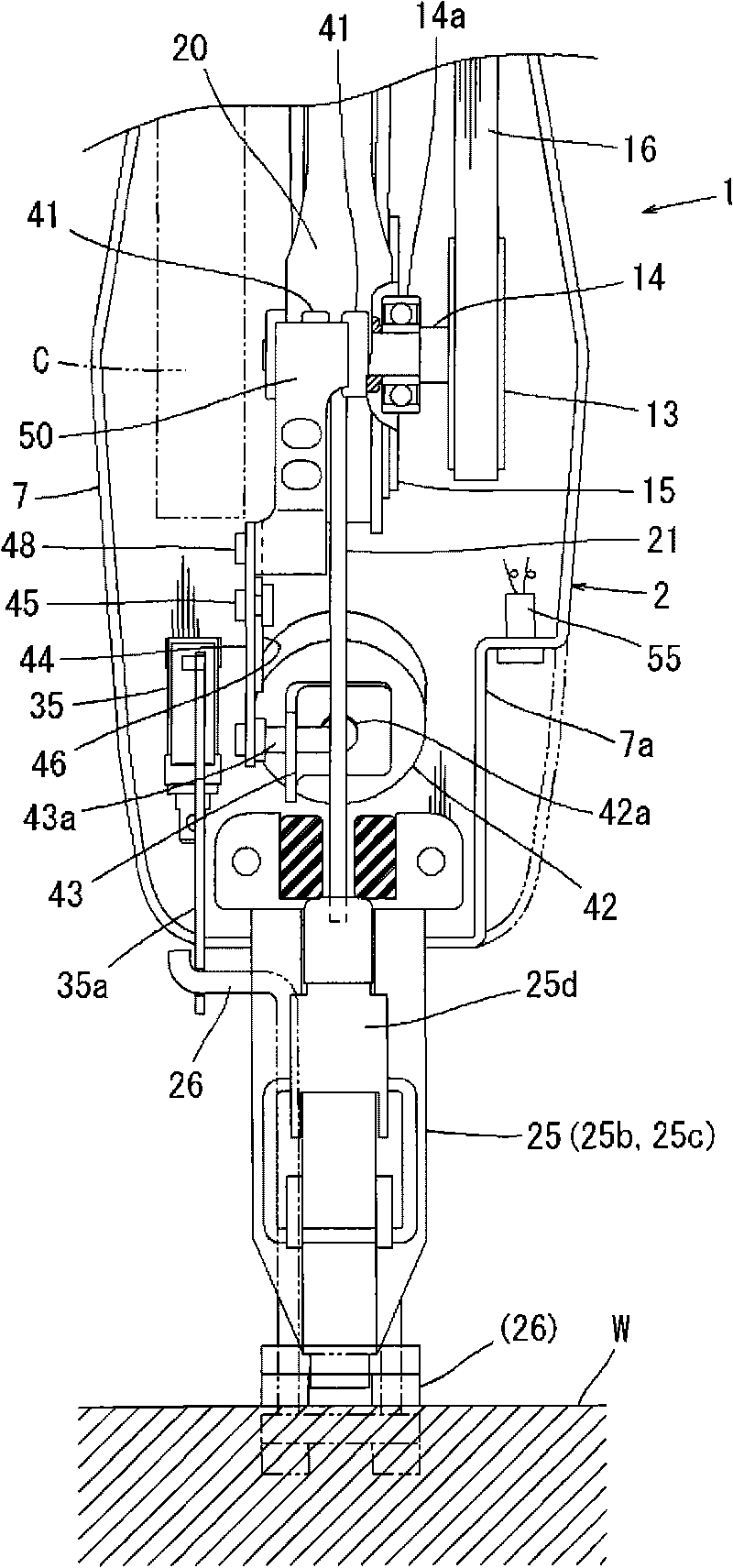 Electric ramming tool