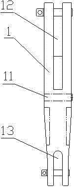 Replacing method of strain-resistant single-hole plate insulator string