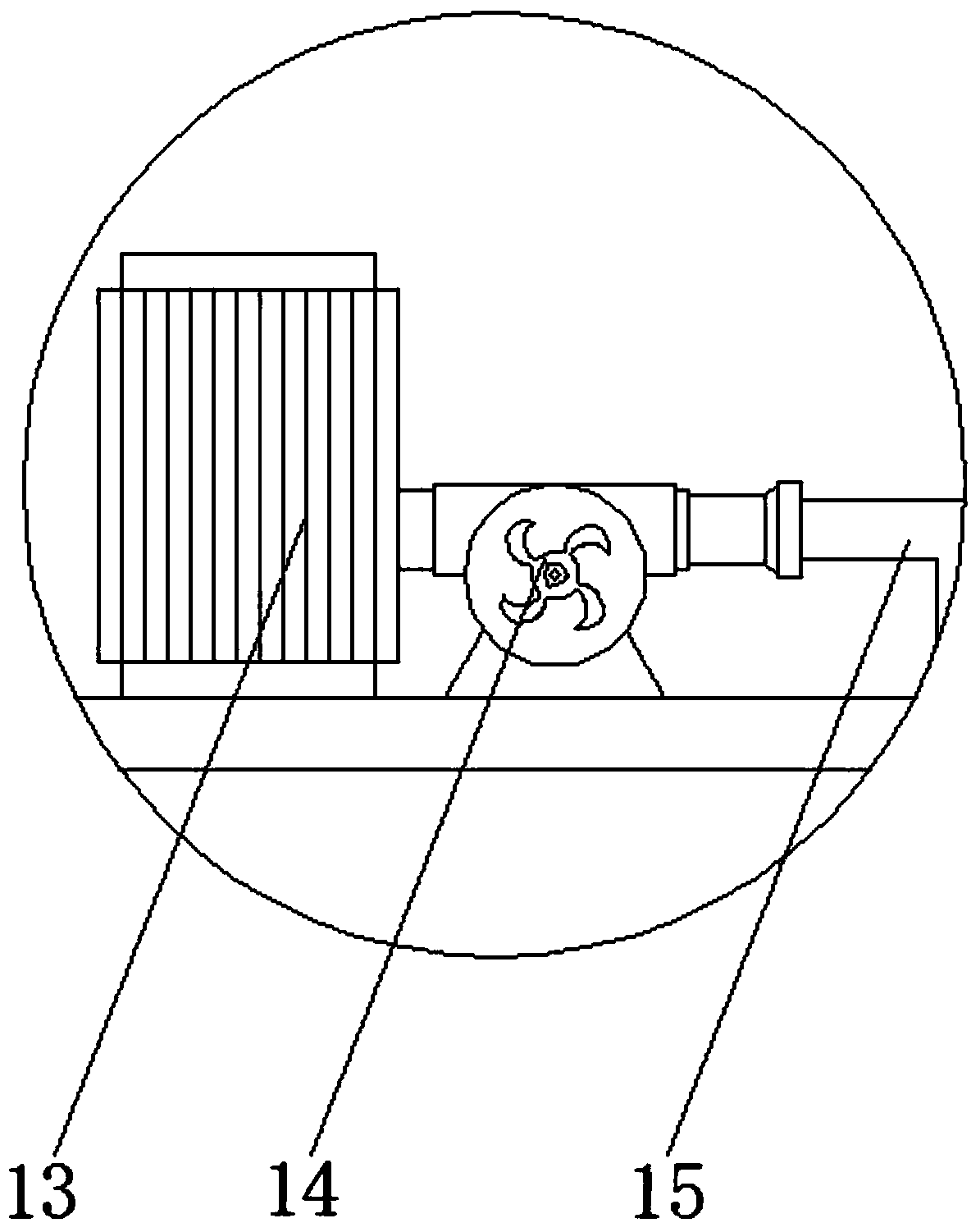 Waste plastic recycling regenerating device