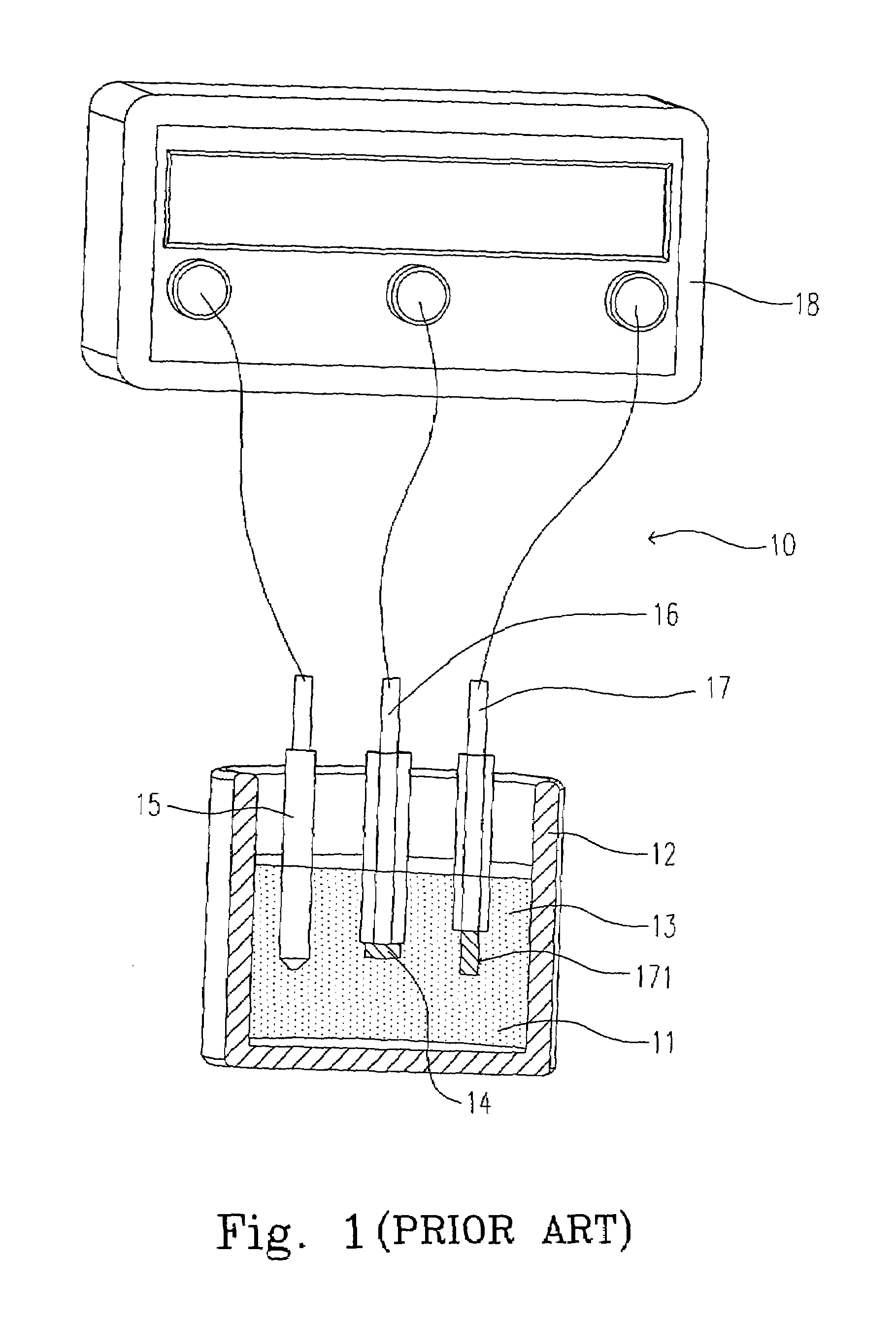 Structure and manufacturing method of disposable electrochemical sensor strip