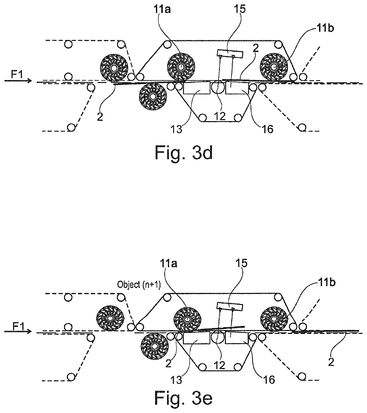 Apparatus for measuring the stiffness of mailpieces