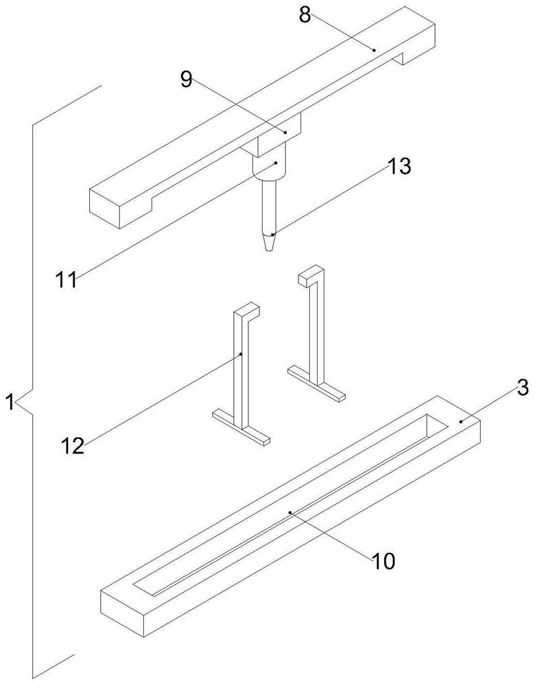 Silk screen laser welding device