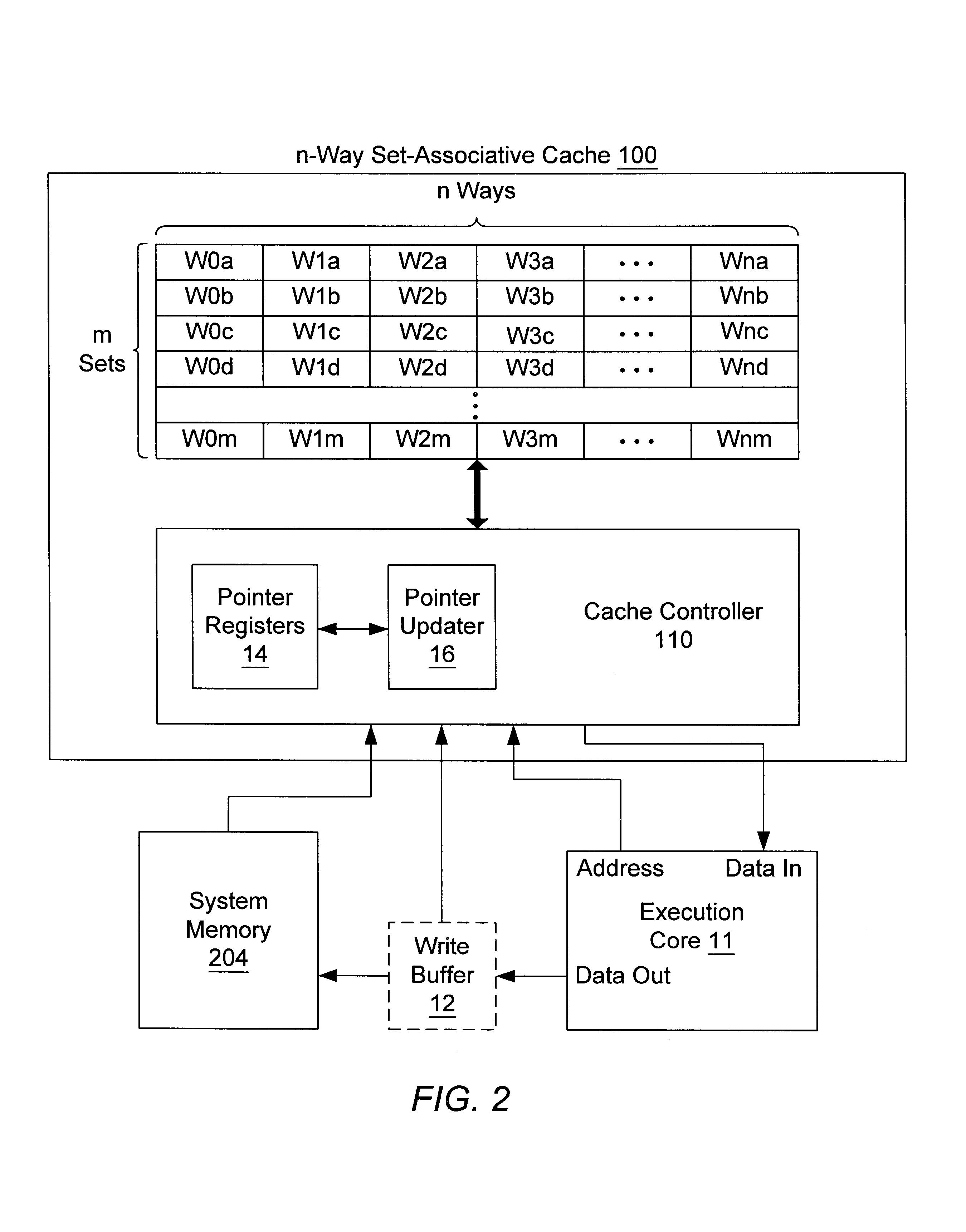 Sectored least-recently-used cache replacement