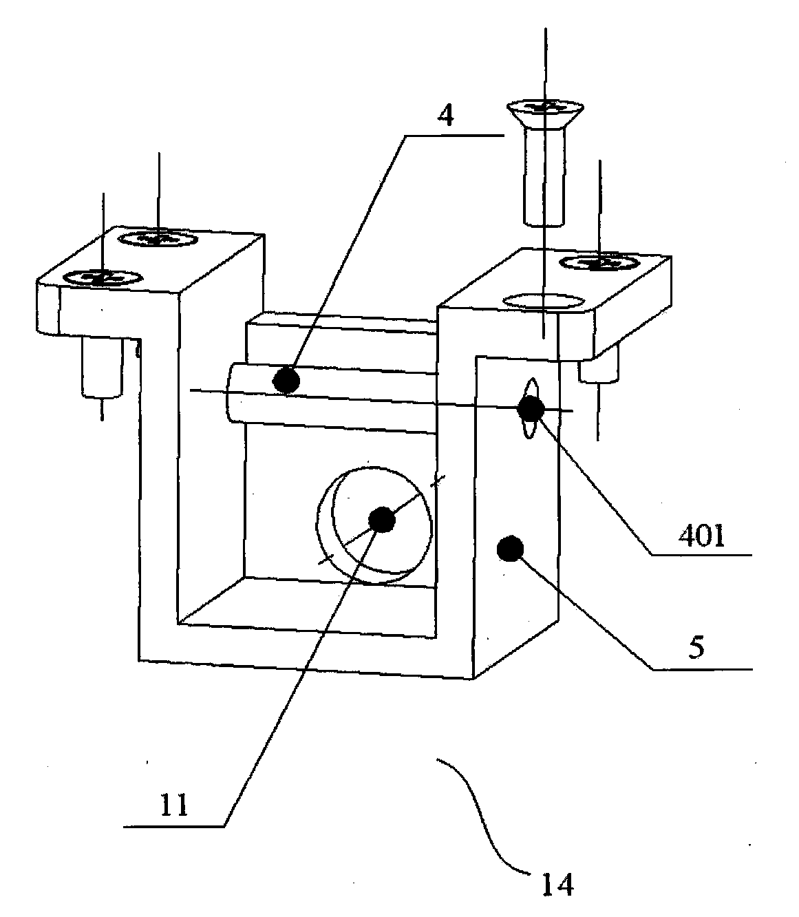 Locking connecting device, LED (Light Emitting Diode) screen box and LED display screen