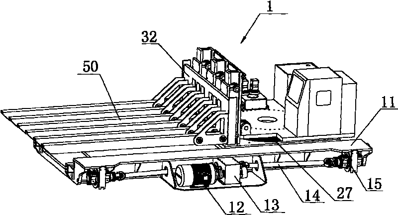 Charging and discharging manipulator for heat treatment