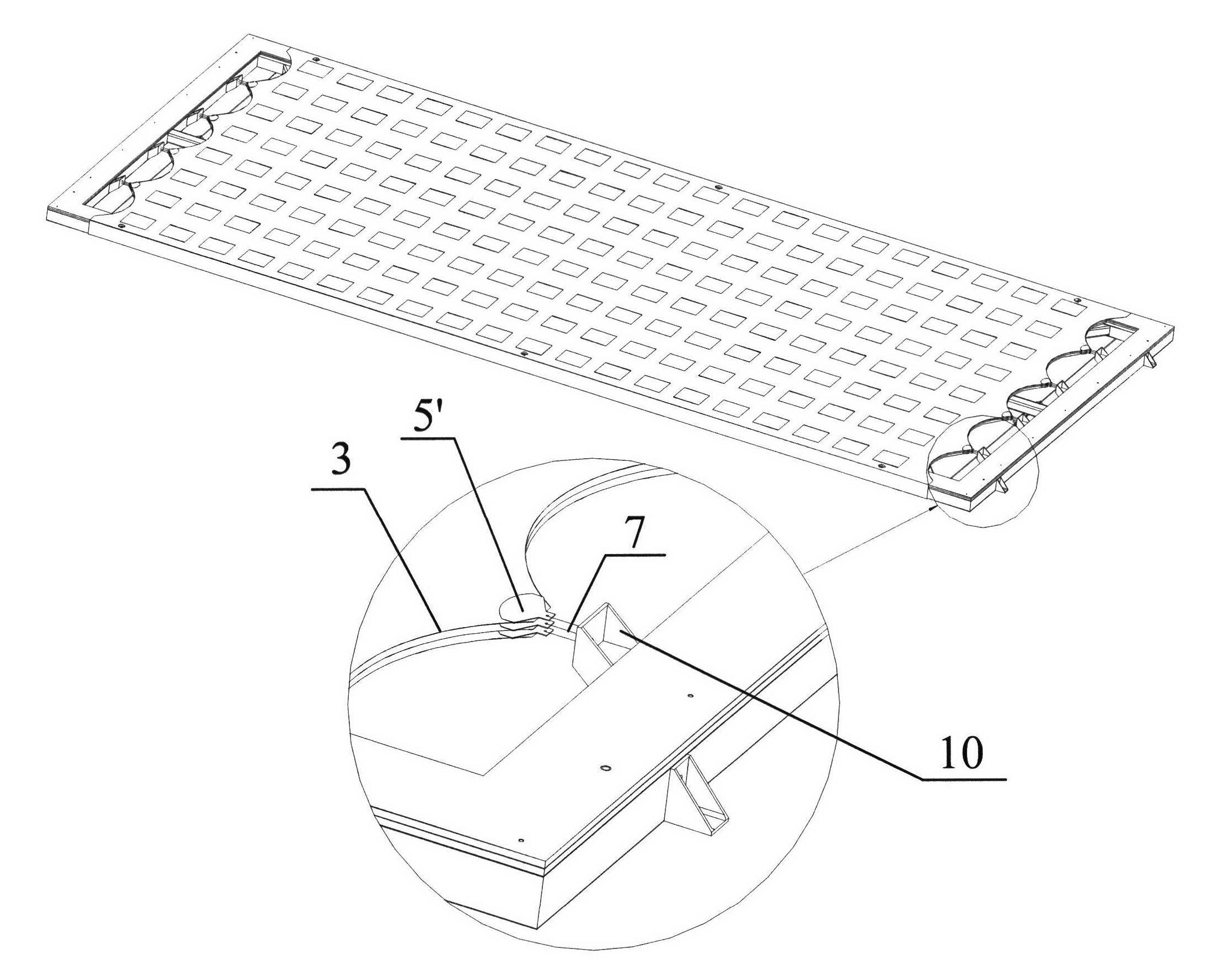 Method for preparing pre-tension membrane structure antenna