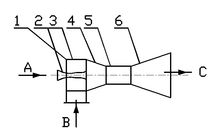 Jet type heat pump adopting multi-effect cascade ejecting mode and large pressure ratio vacuum pump