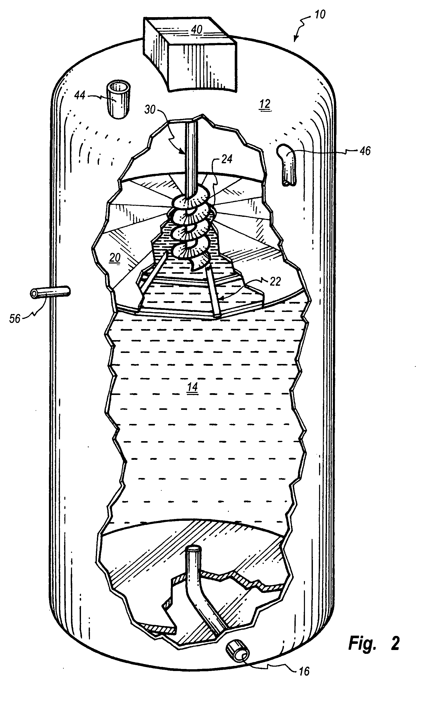 Induced sludge bed anaerobic reactor