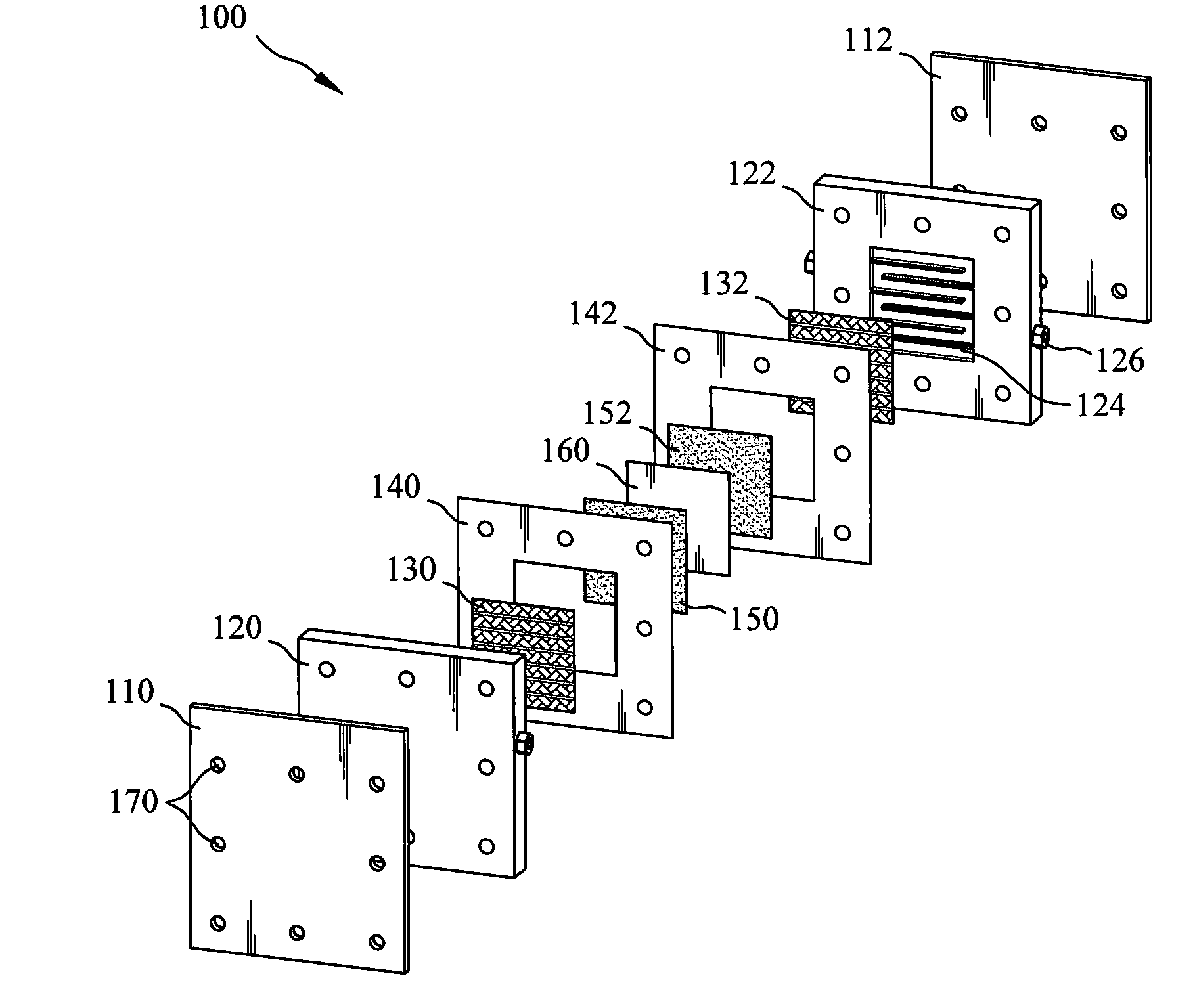 Electrode structure of vanadium redox flow battery