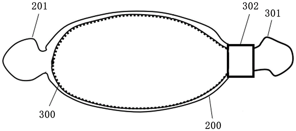 Garbage bag with bag opening binding function