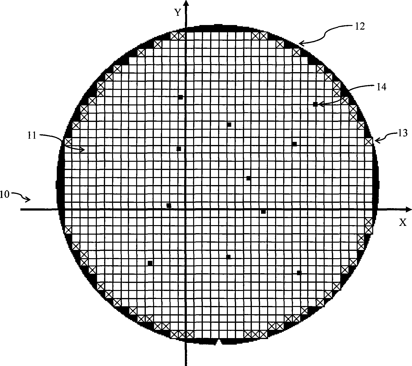 Process for automatically detecting silicon chip edge