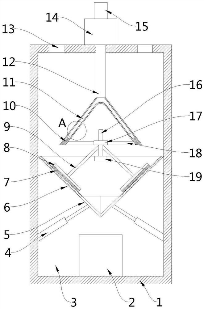 Anti-explosion dust removal device for grain production and processing