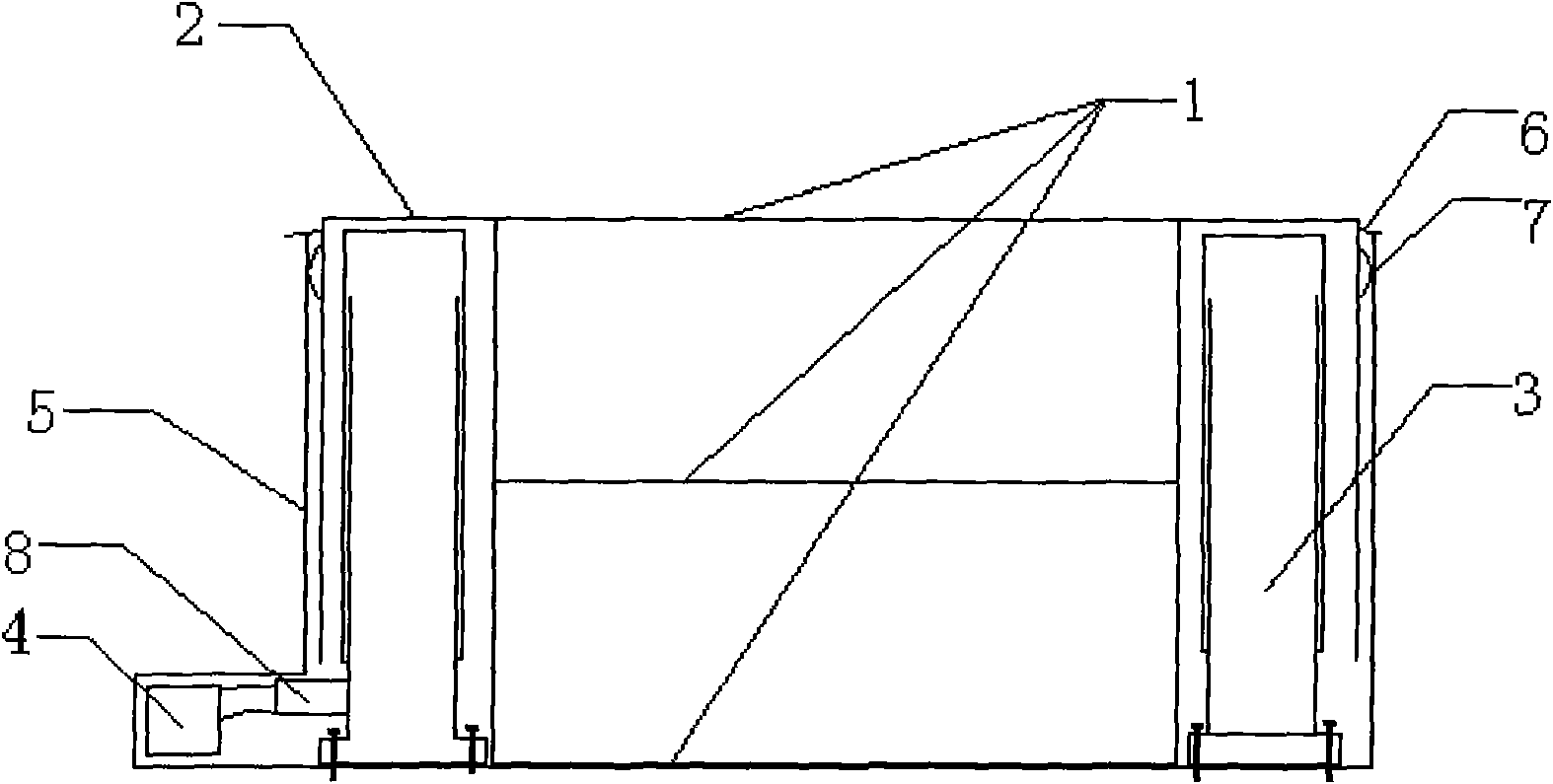 Submarine three-dimensional parking device