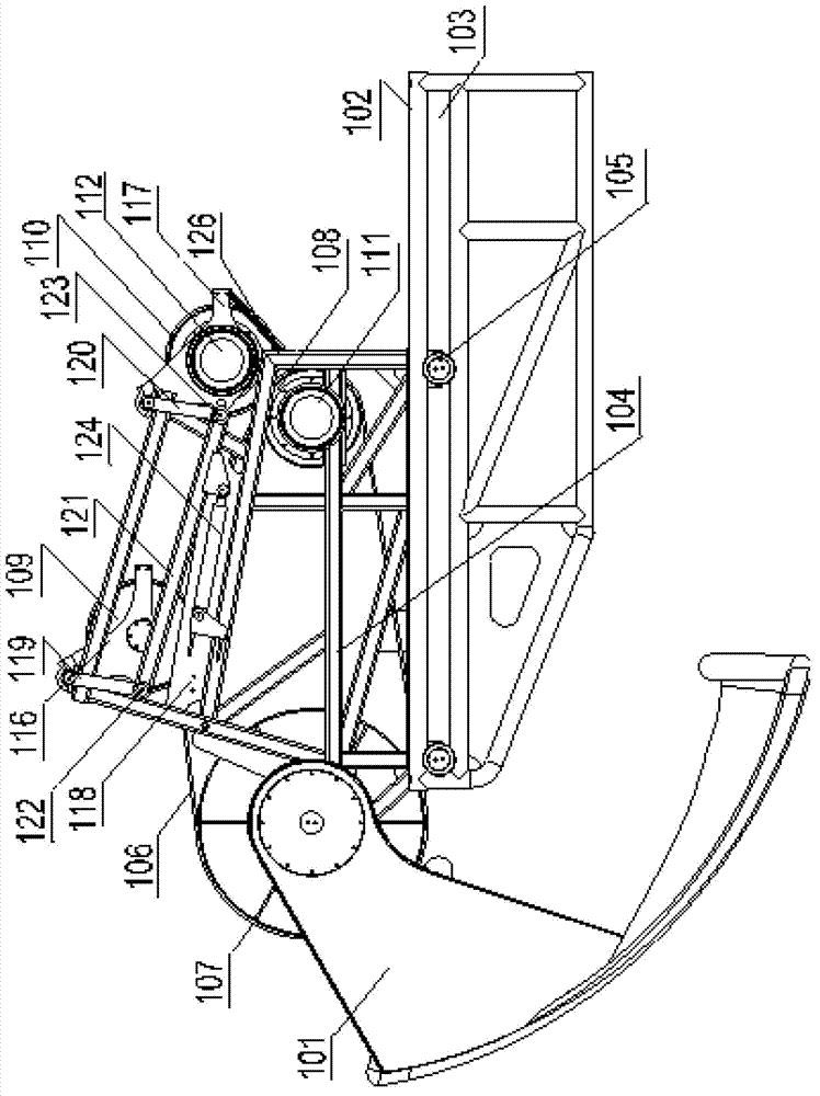 Seismic exploration submarine cable recycling and coiling device