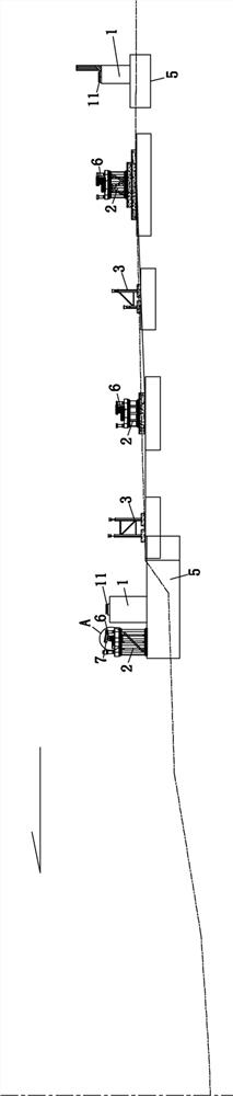 Large-span variable-cross-section steel box girder incremental launching construction method