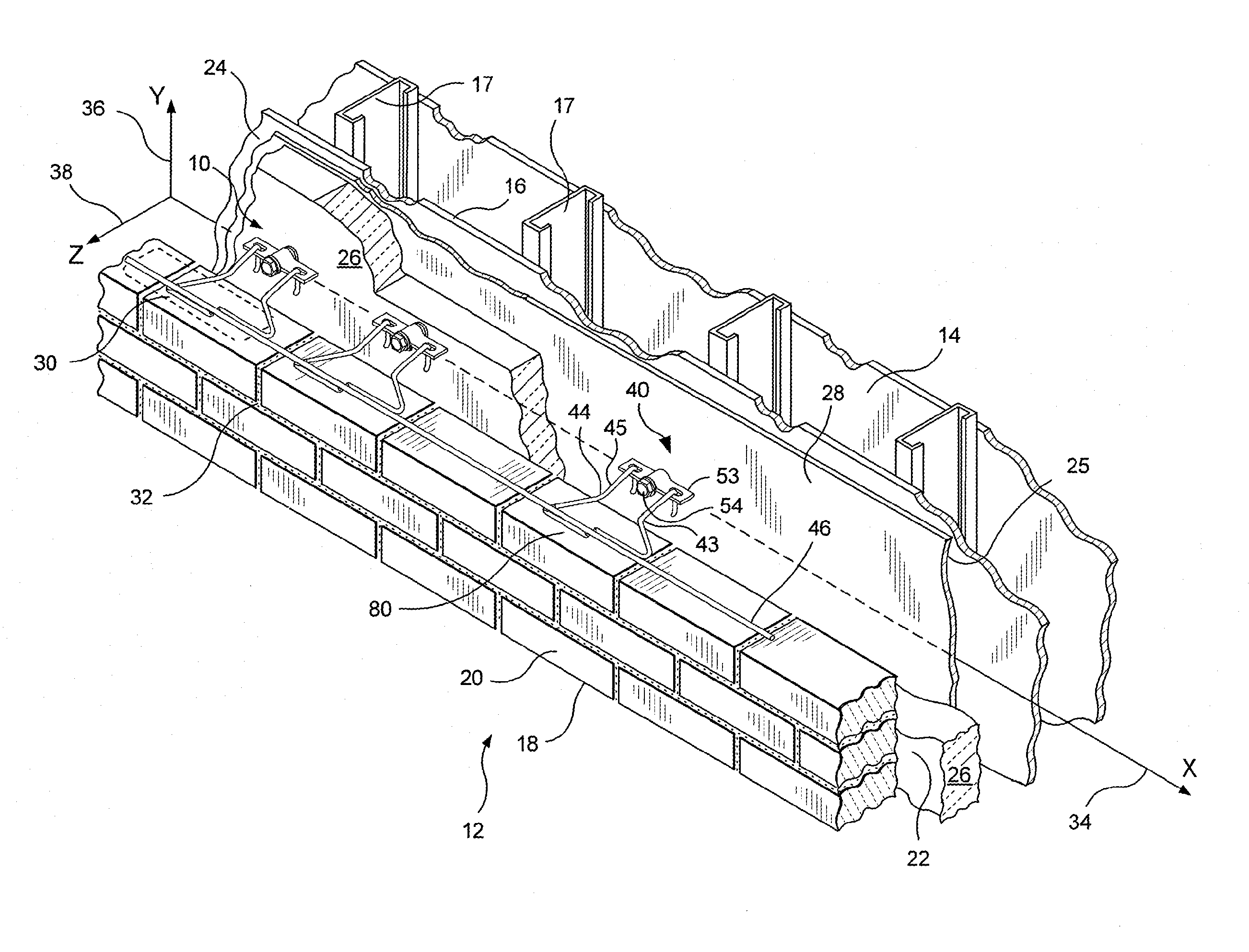 Thermally isolated anchoring system