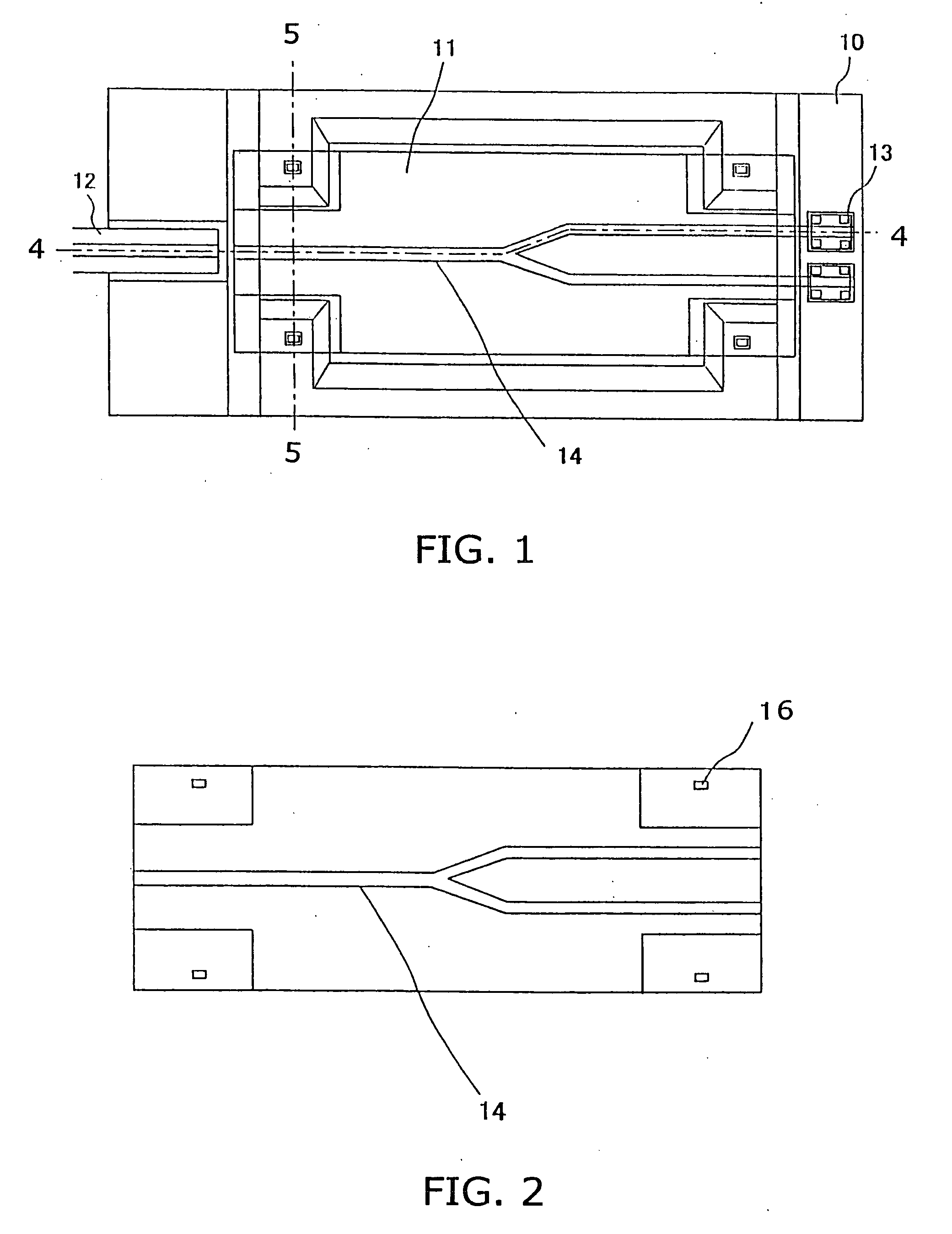 Process for making light waveguide element