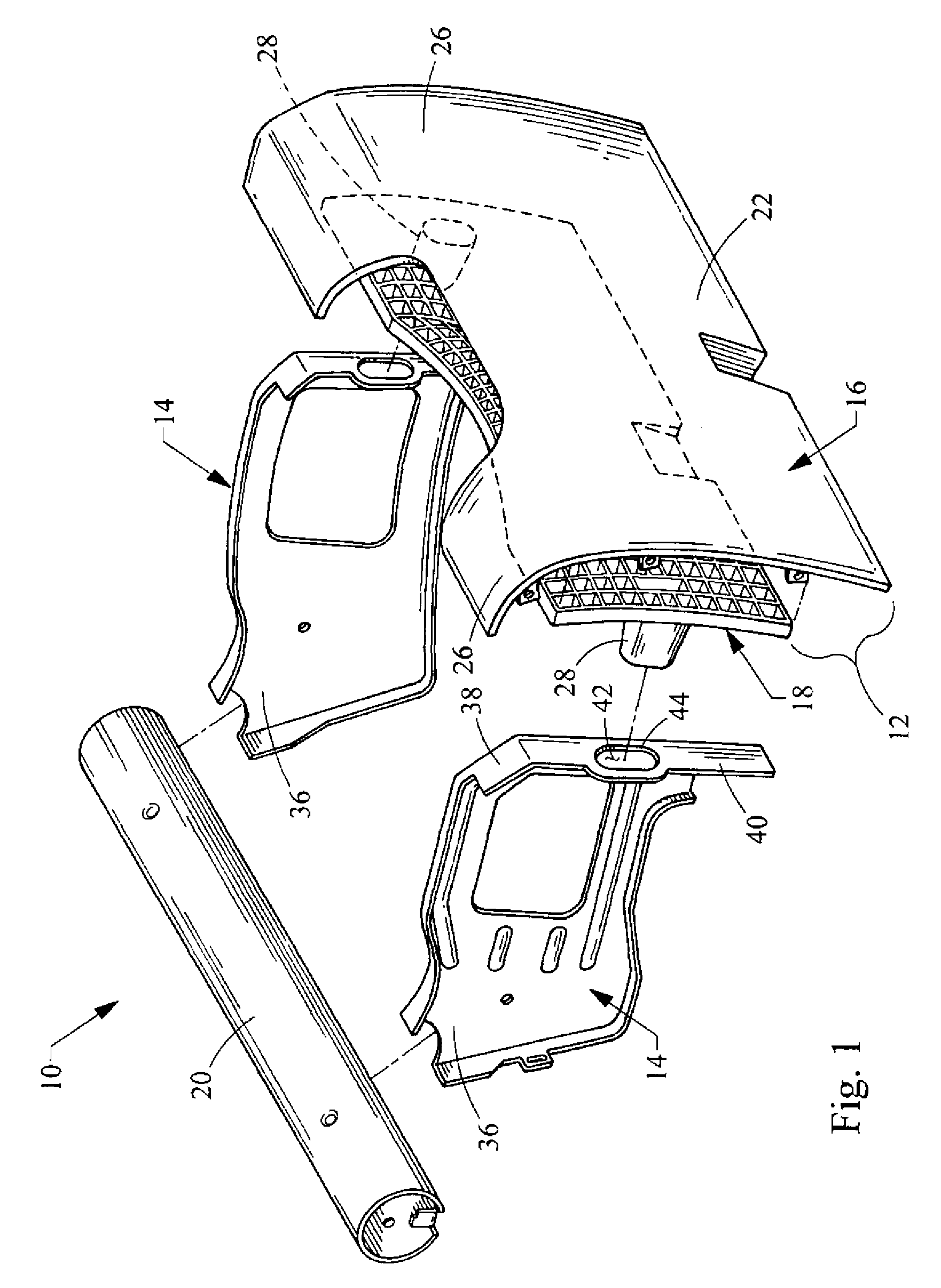 Knee bolster assembly