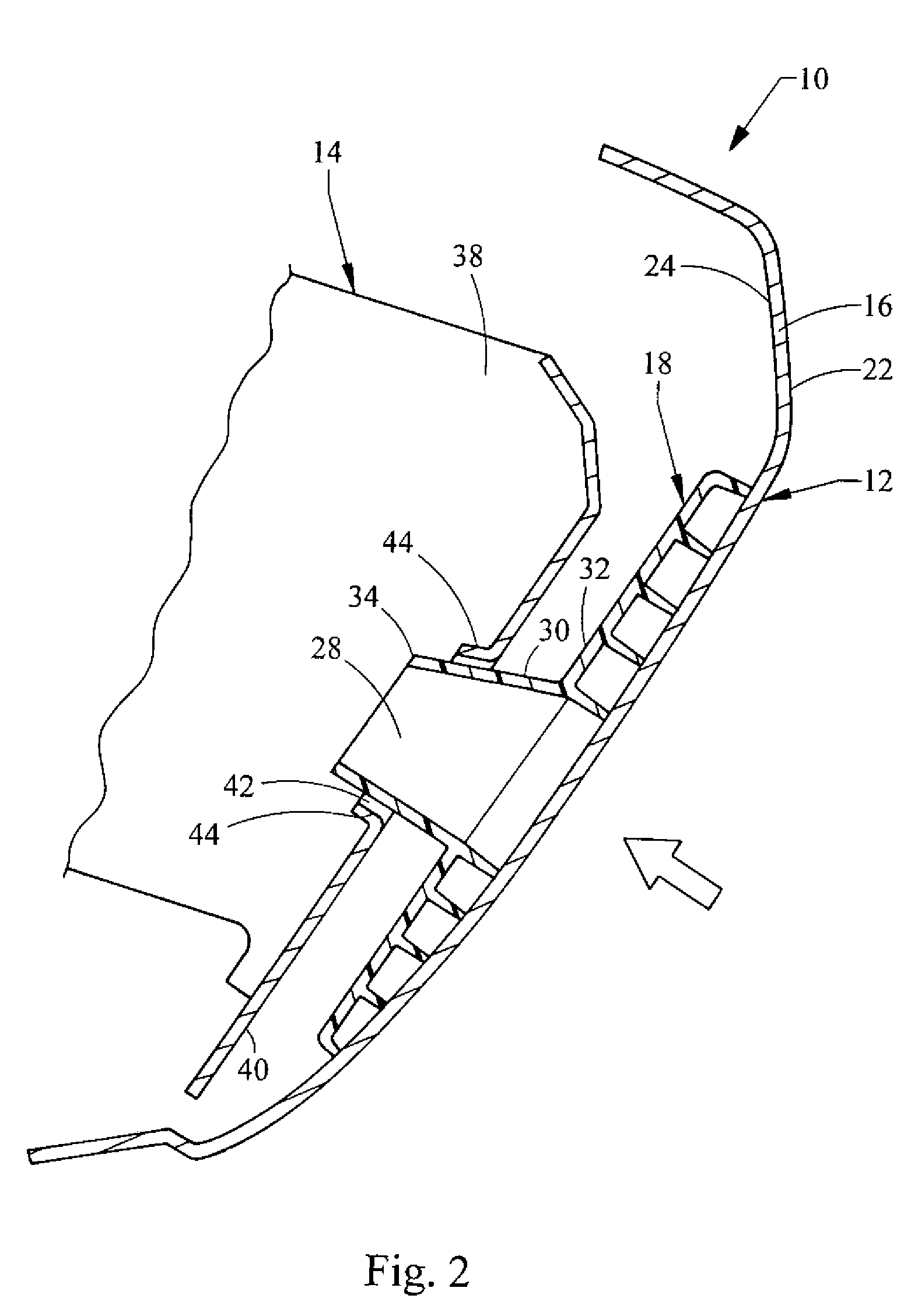 Knee bolster assembly