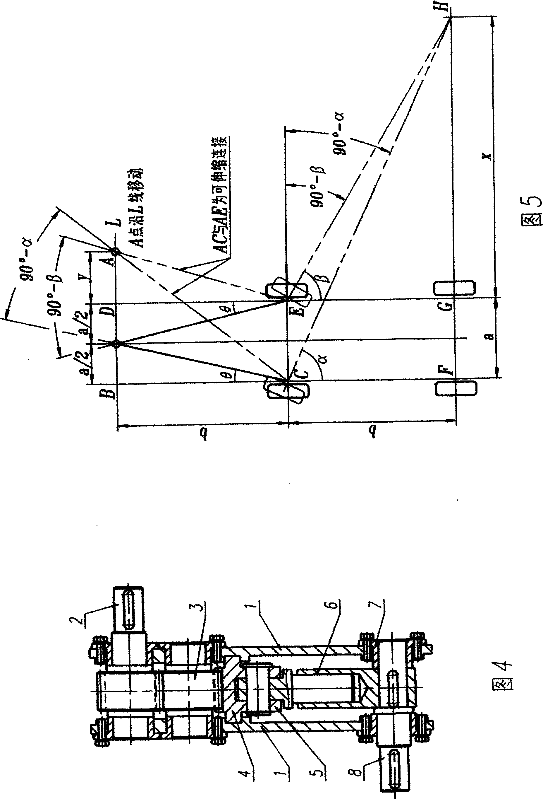 Car steering linkage mechanism