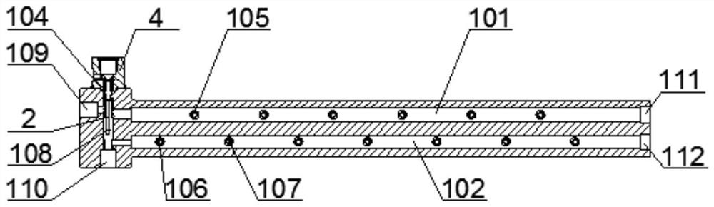 Double-medium pressure accumulation device with pressure offset adjusting function