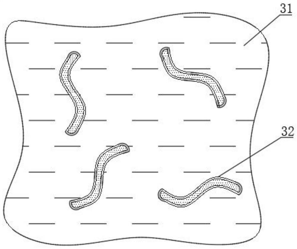 Self-adaptive rigid-flexible dual-state fireproof cable