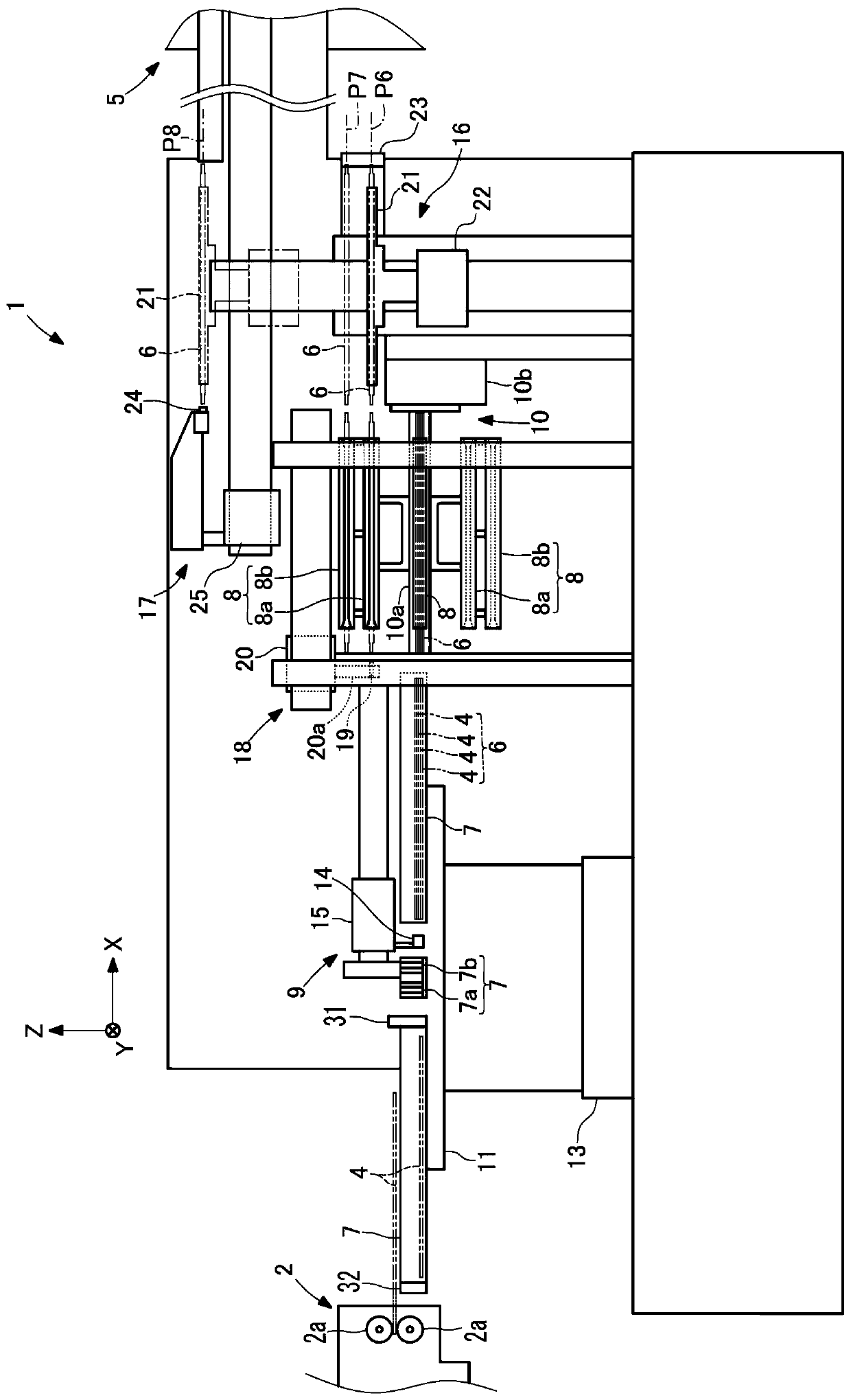 Workpiece storage method