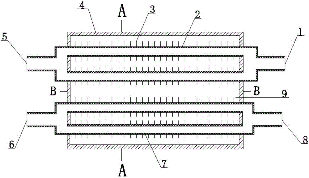 LNG vaporizer utilizing phase-change heat transfer technology and vaporization method