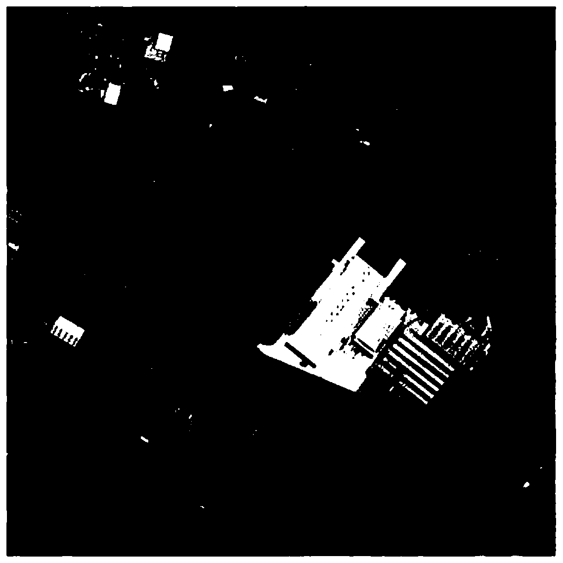 Remote-sensing image building change detection method