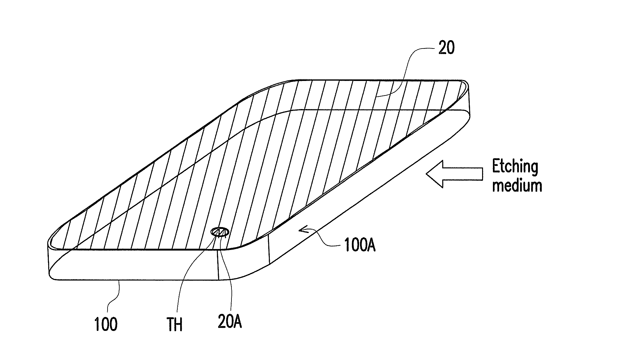 Rigid substrate, touch panel, and processing method of rigid substrate