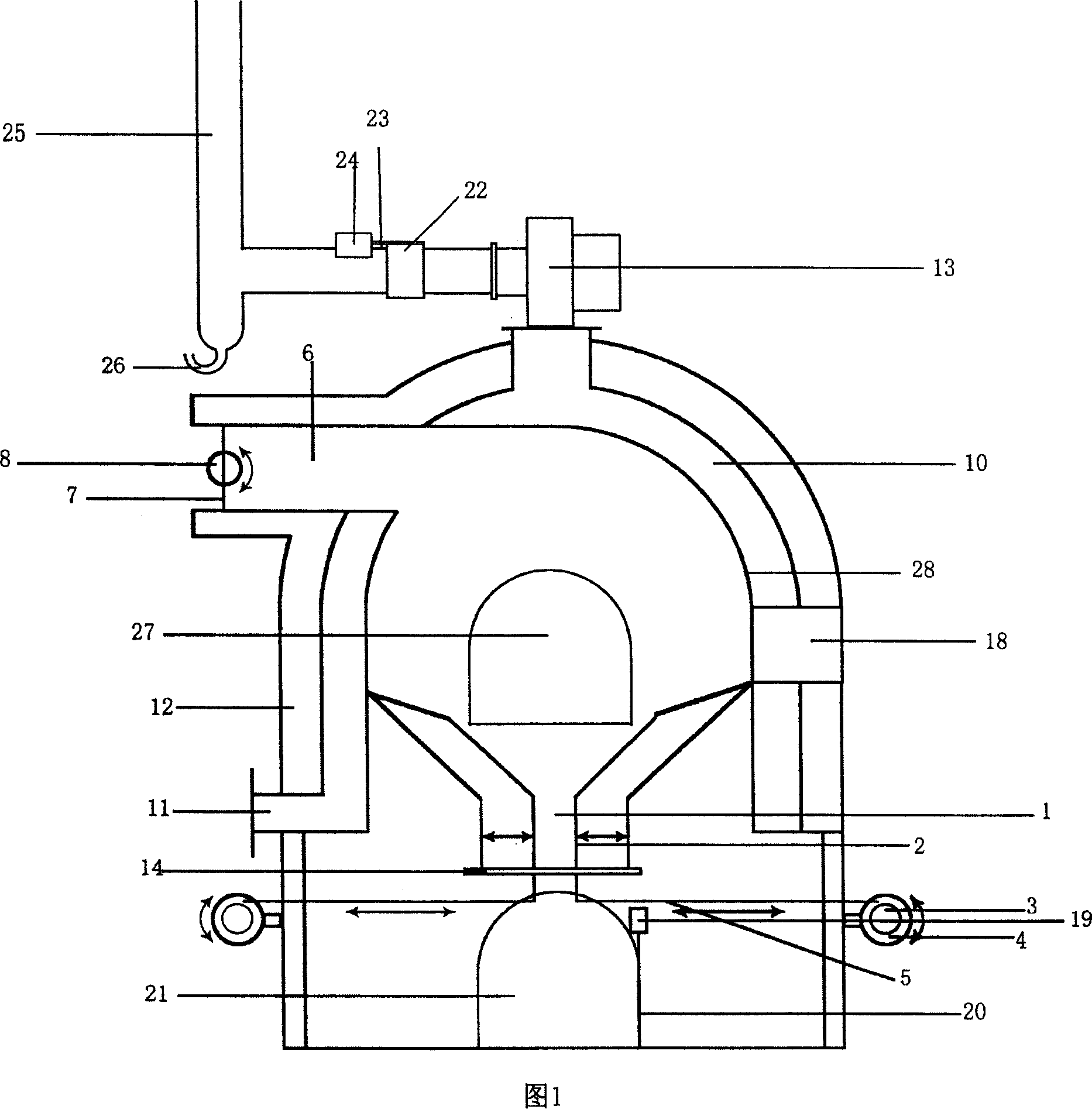 Automatic fire-controlling coal stove for tobacco roasting machine