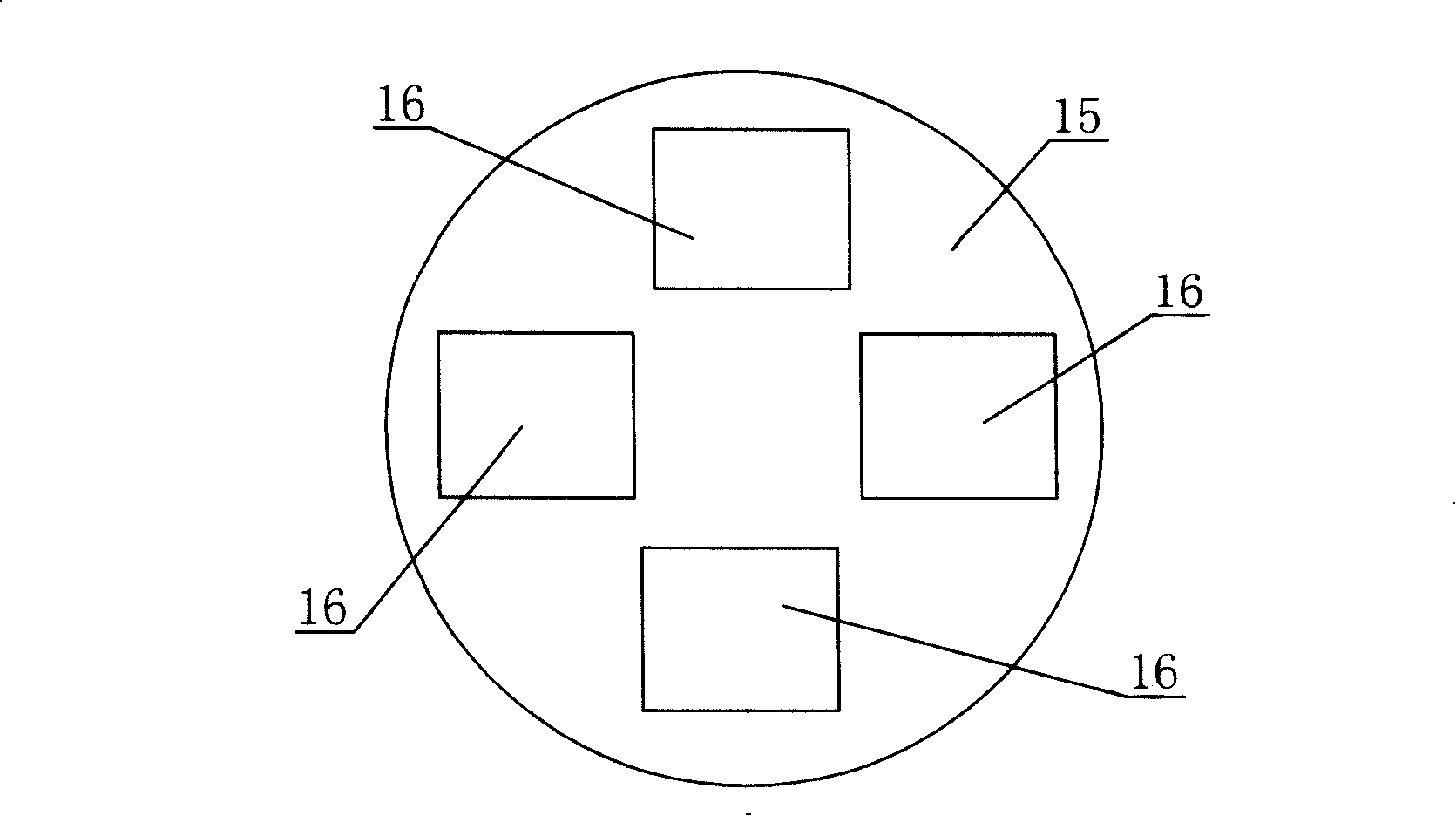 Artificial snowing device