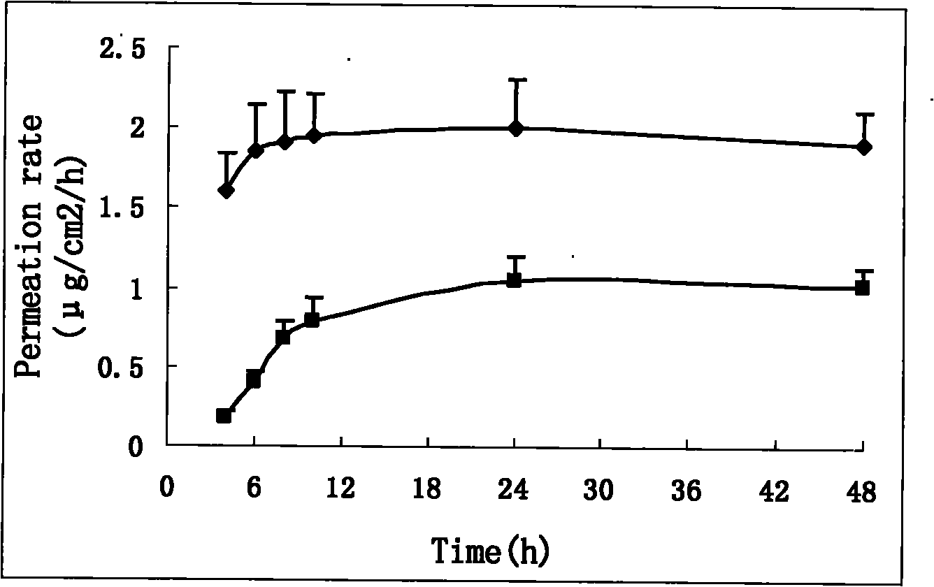 Double-controlled release, high-dosage and low-irritation capsaicin compound transdermal patch