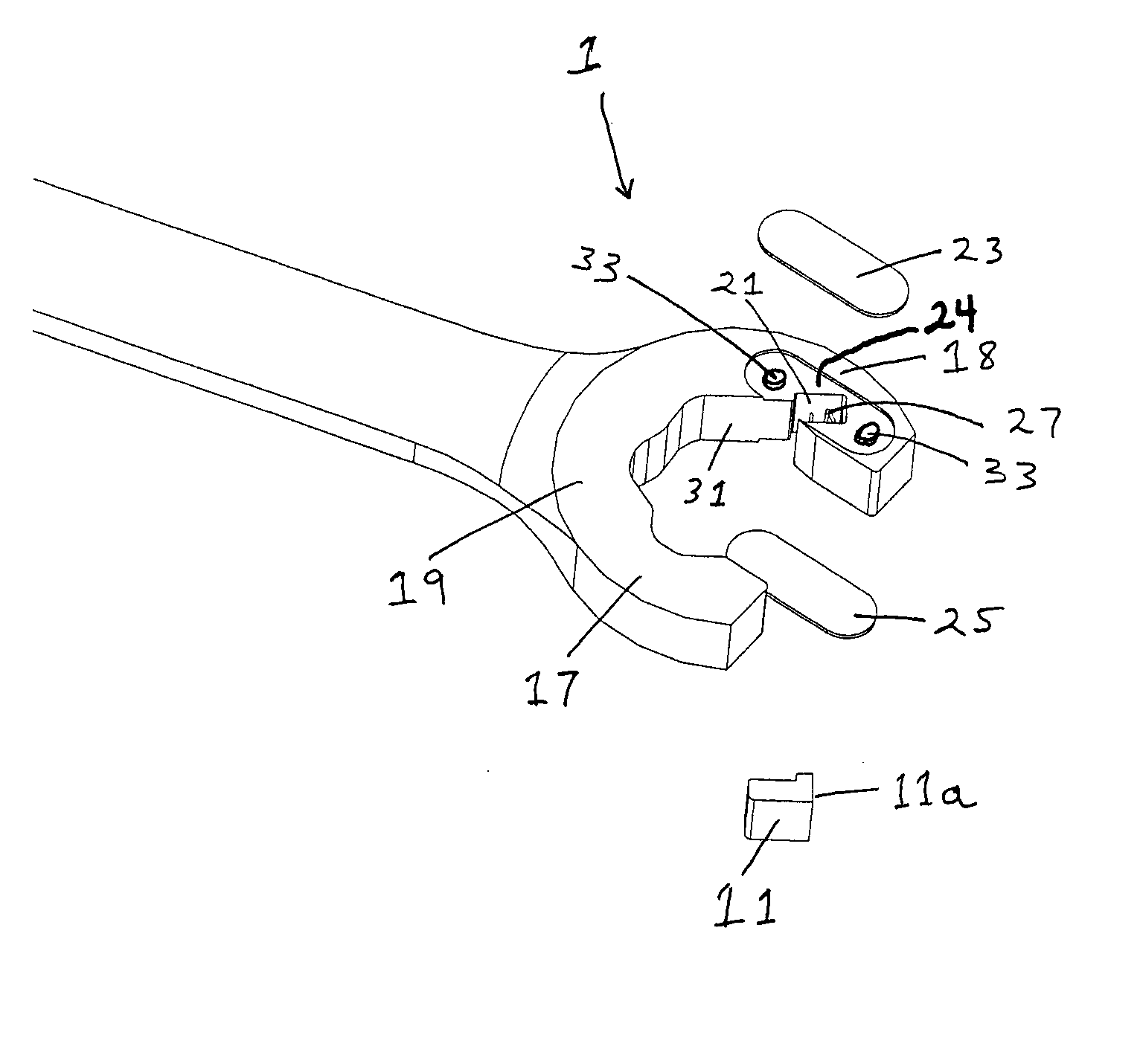 Ratchetable open-ended wrench