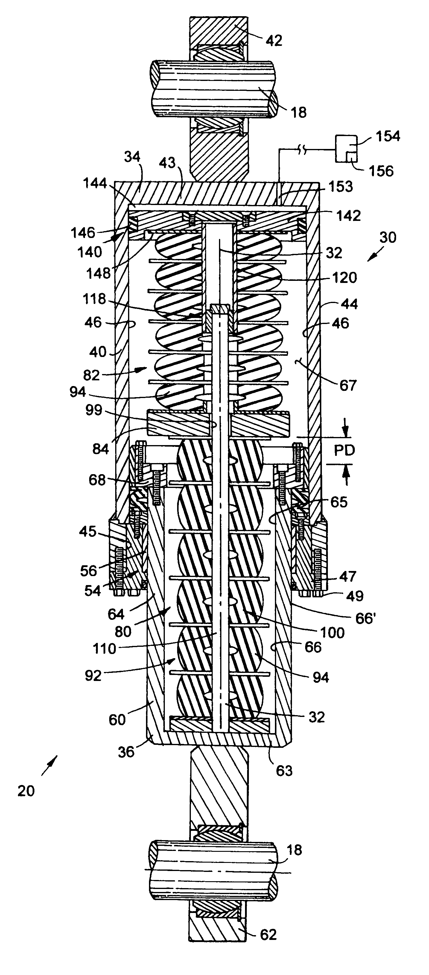 Dual rate shock absorbing apparatus for a suspension system of a heavy off-road vehicle