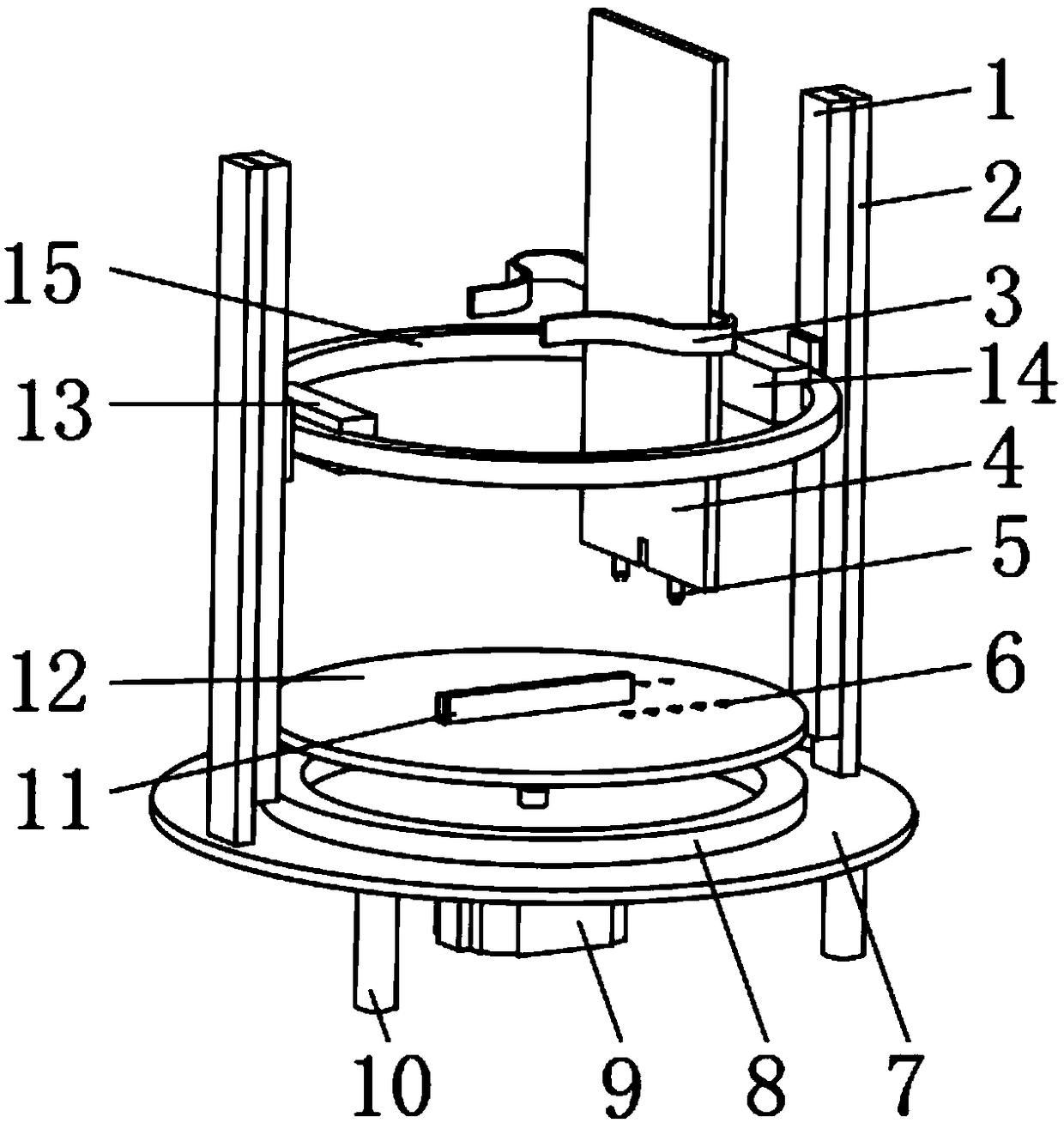 A clinical stereoscopic imaging examination device in radiology department