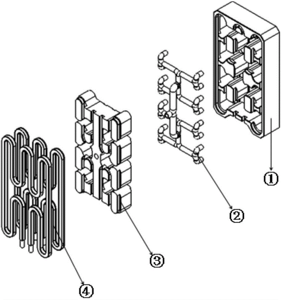 3D printing channel splitter plate processing technology