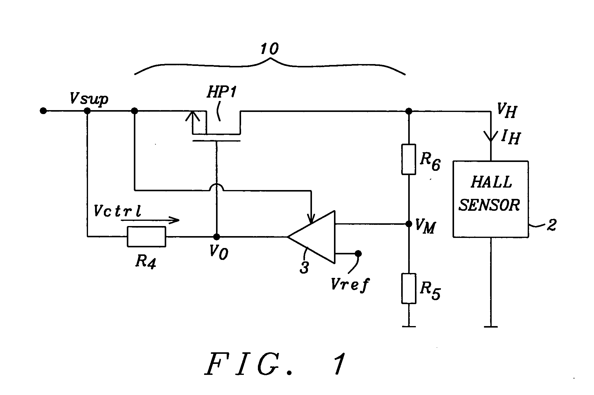 Regulated analog switch