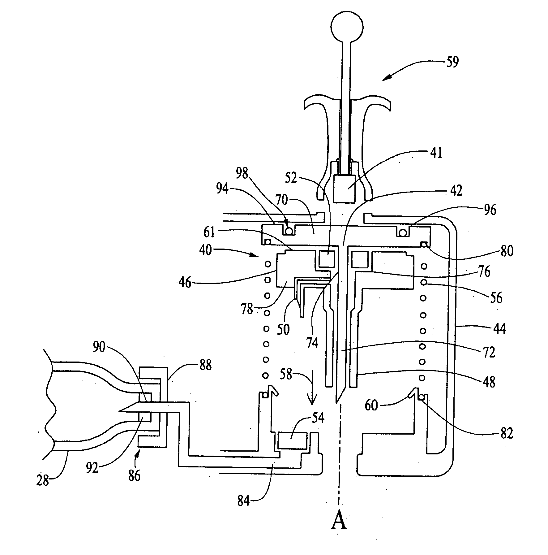 Infusion medium delivery system, device and method with needle inserter and needle inserter device and method