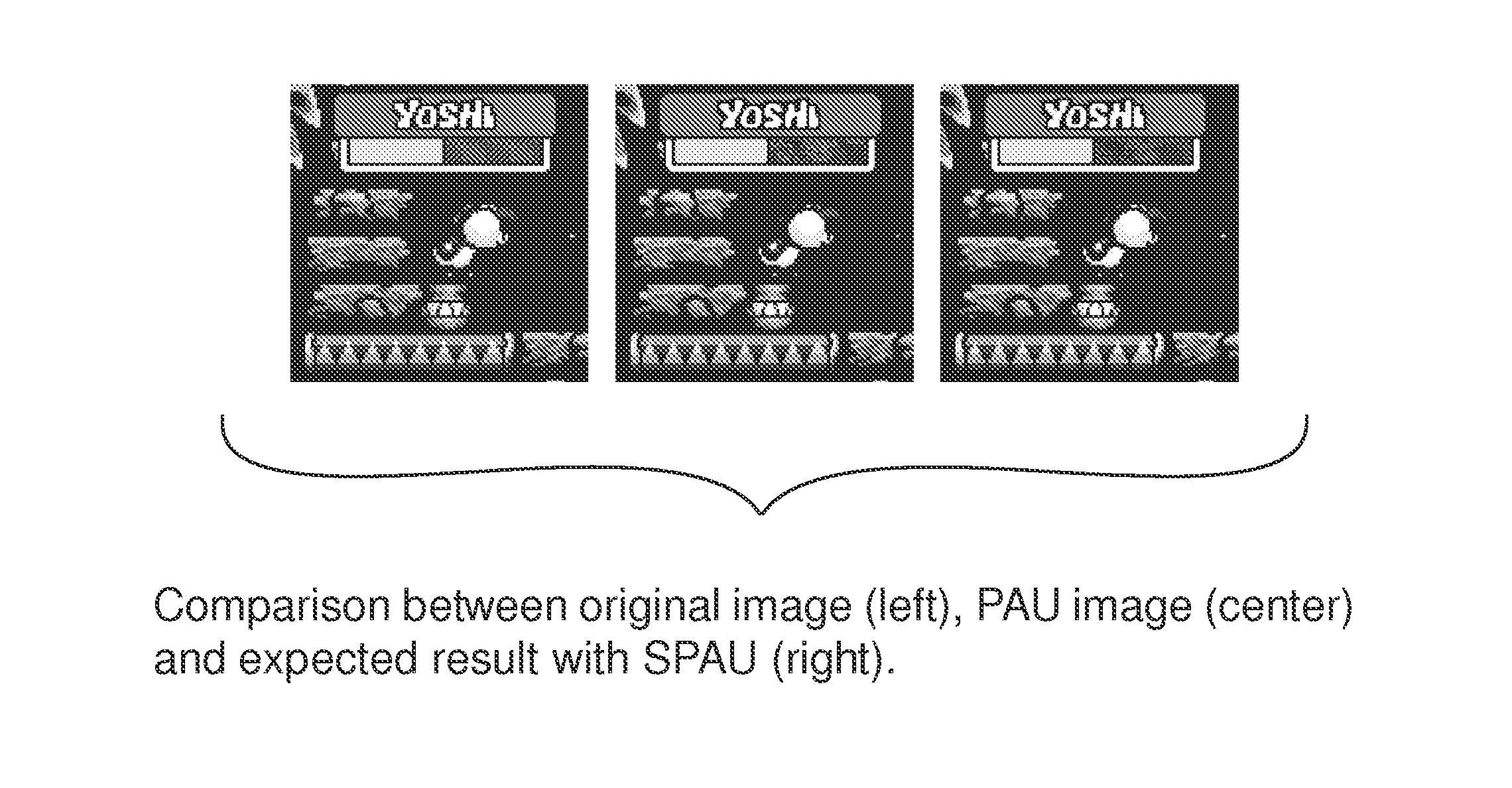 Brightness-compensating safe pixel art upscaler