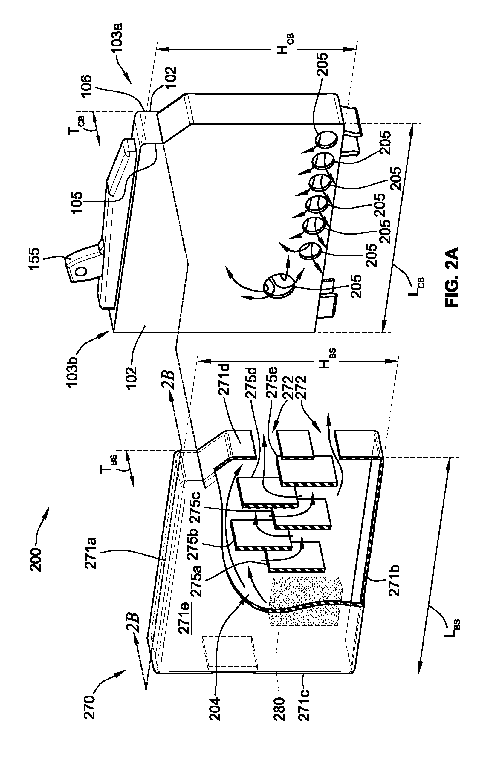 Circuit breaker with controlled exhaust