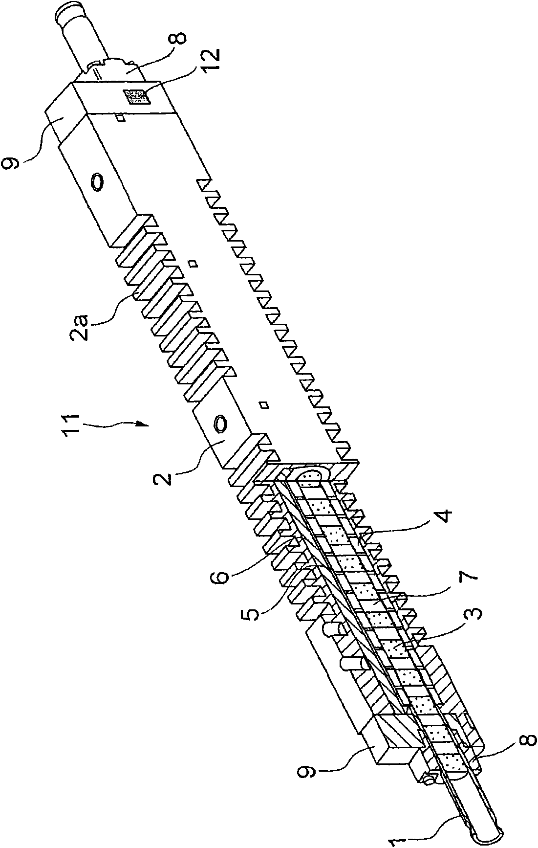 Linear motor position detection system