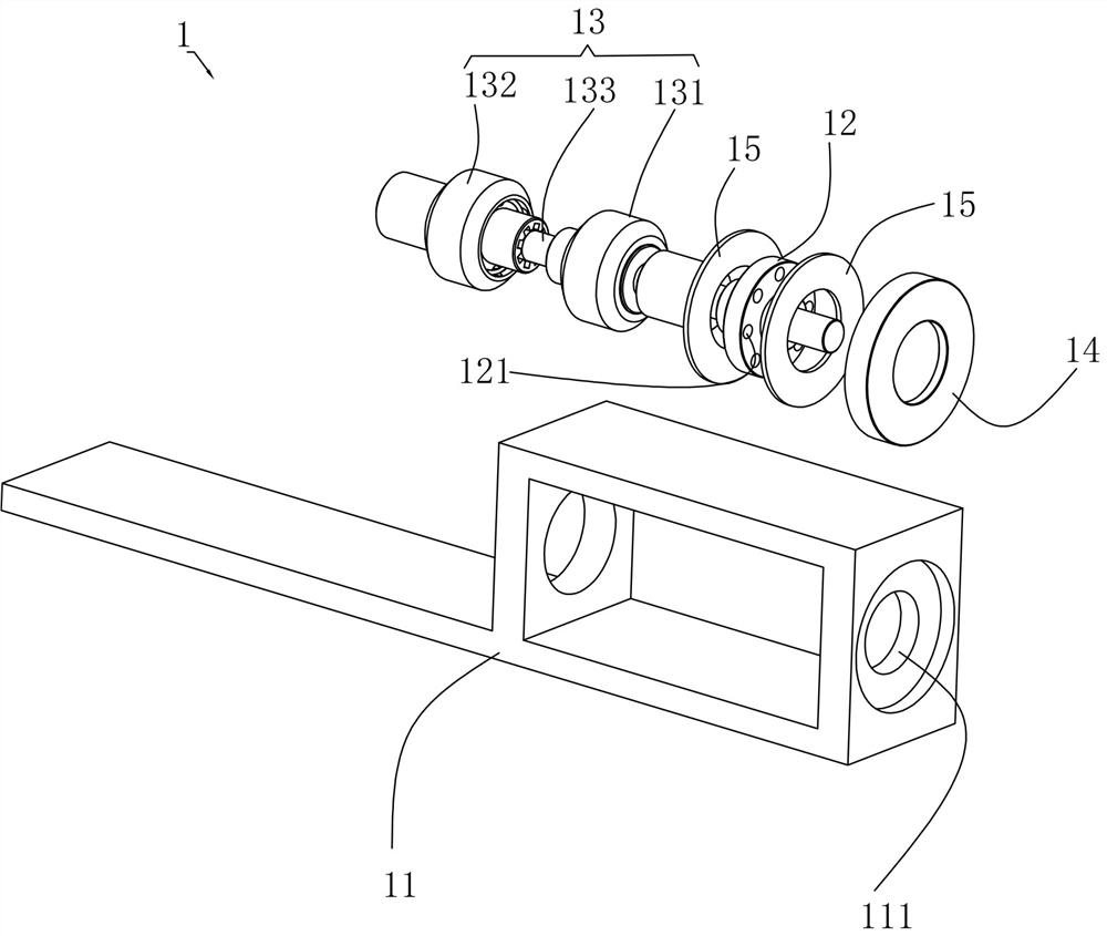 A linear flexible variable stiffness adaptive artificial joint transmission device