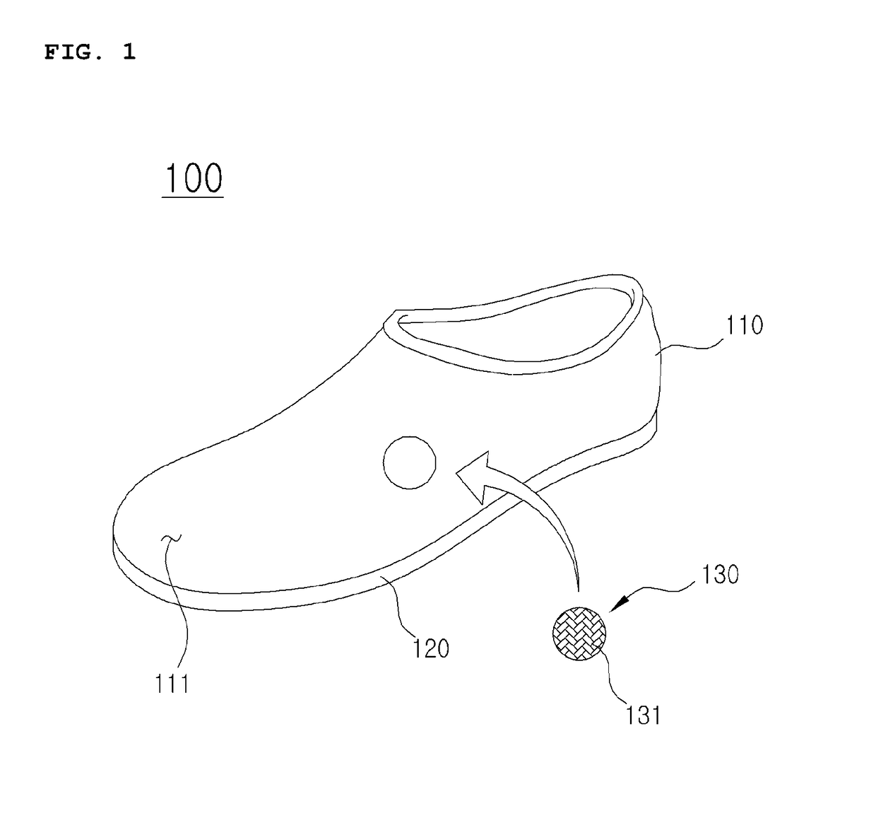 Shoe enabling attachment/detachment of decoration