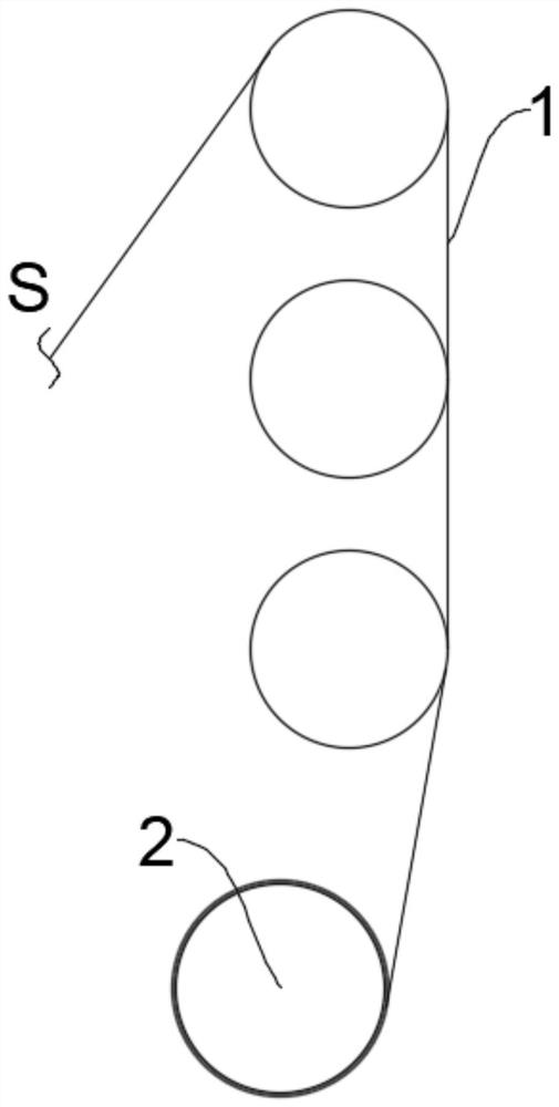 Reciprocating production process of electroplated copper-clad aluminum